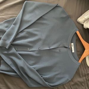 Zara blue cardigan